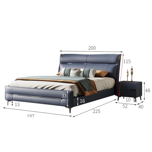 Queen Size Wooden Platform Bed Frame