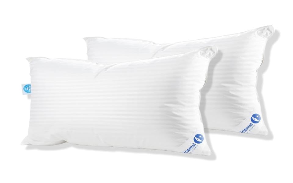 Continental Goose Down Pillow – King (2 Pack)