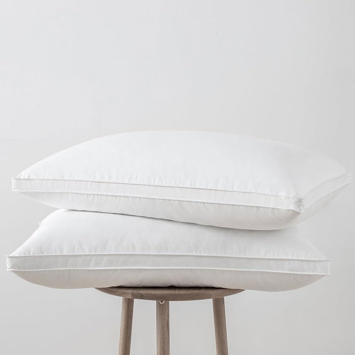 Goose Down Bed Pillows – Set of 2