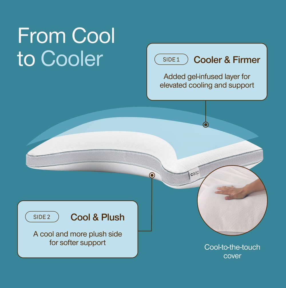 Coop Home Goods Eden Adjustable Pillow – King