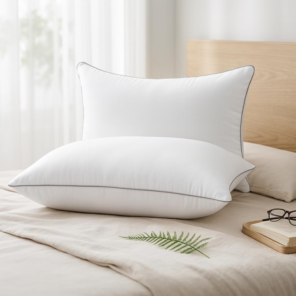 HUXMEYSON Standard Bed Pillows – Set of 4