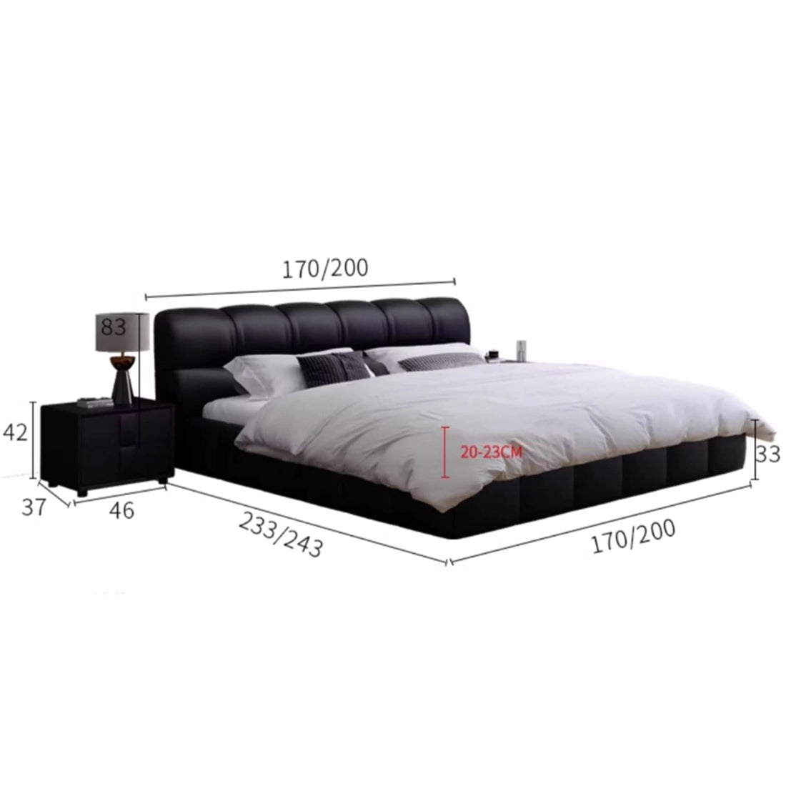 Modern Simplicity Full Platform Bed