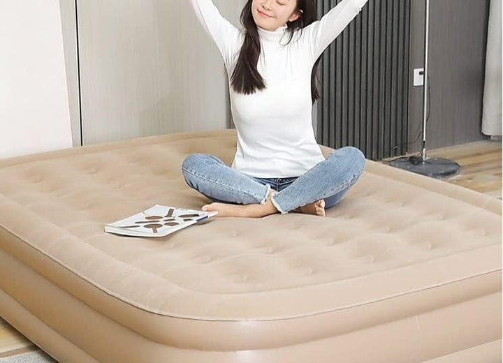 YIRENZUI Air Mattress with Built-In Pump