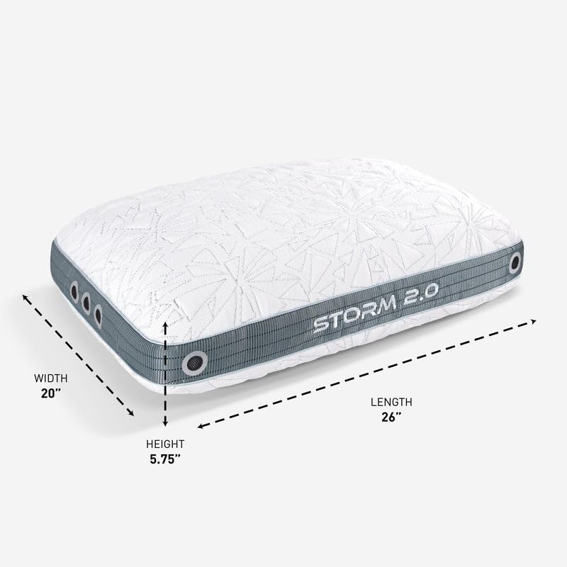 Bedgear Storm Performance Cooling Pillow – Medium