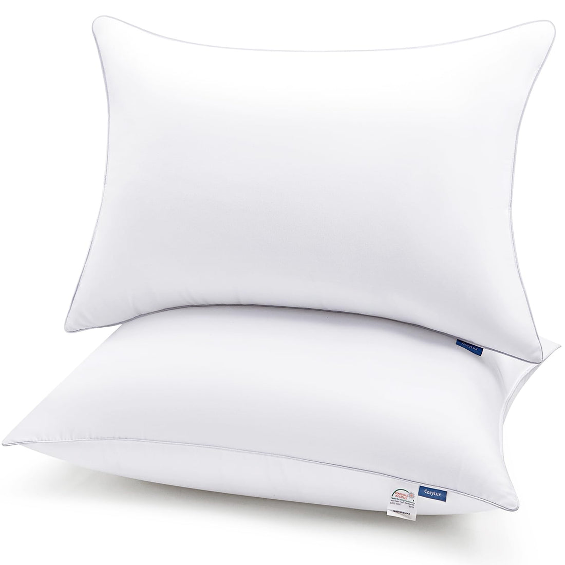 CozyLux Queen Bed Pillows – Set of 2