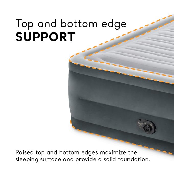 Intex Twin Air Mattress with Built-In Pump