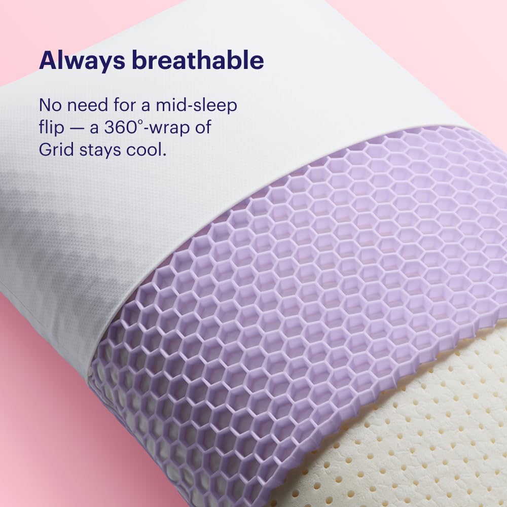 Purple Harmony King Pillow – Medium