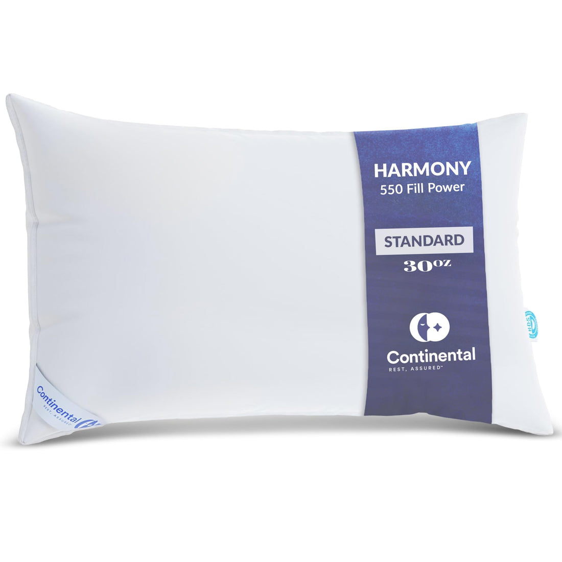 Continental Harmony White Down Pillow – King (Pack of 2)