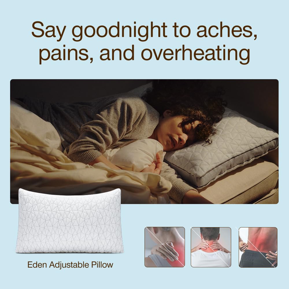 Coop Home Goods Eden Adjustable Pillow – King