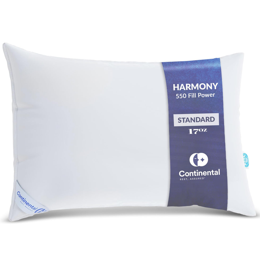 Continental Harmony White Down Pillow – King (Pack of 2)