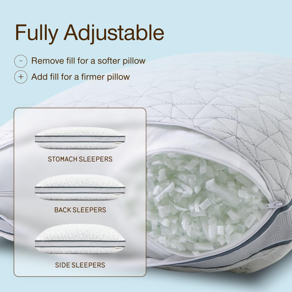 Coop Home Goods Eden Adjustable Pillow – King