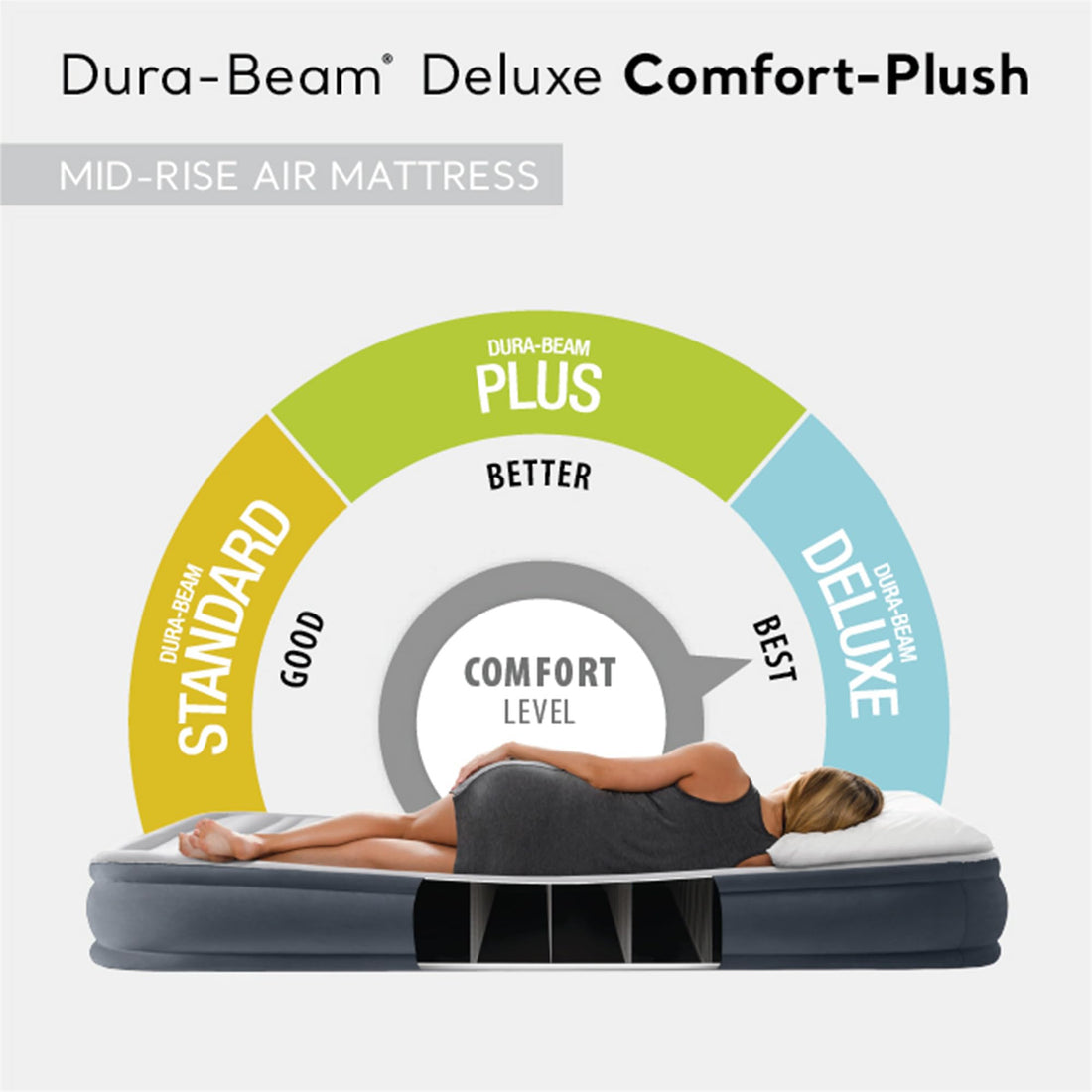 Intex Twin Air Mattress with Built-In Pump