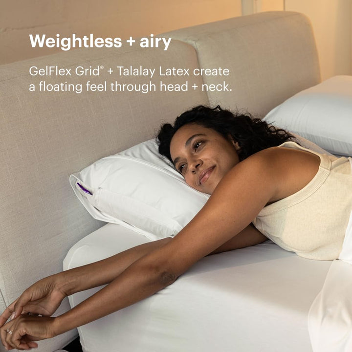Purple Harmony King Pillow – Medium