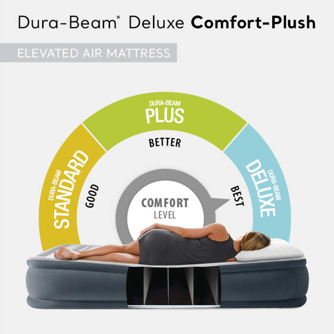 Intex Twin Air Mattress with Built-In Pump