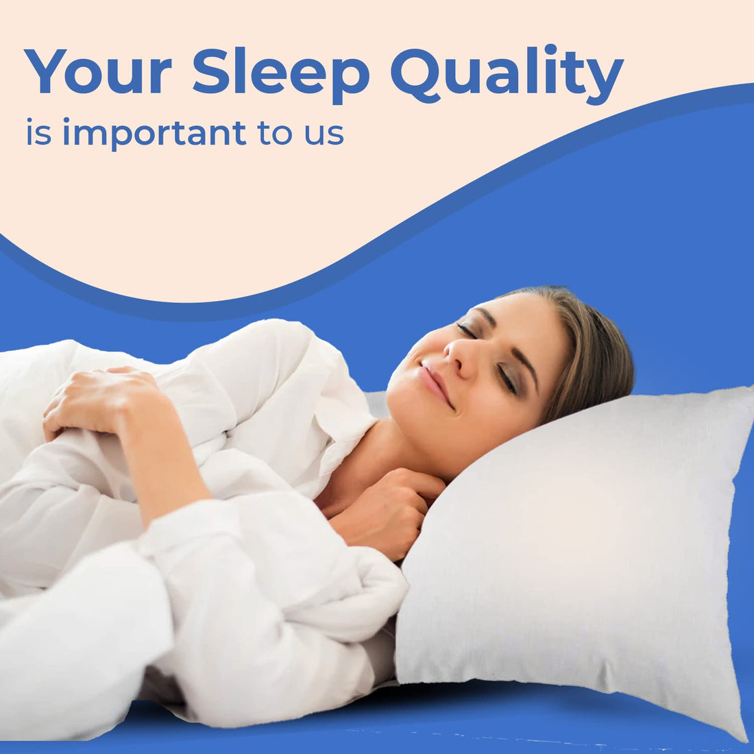Firm Goose Down Pillows – Queen (Set of 2)