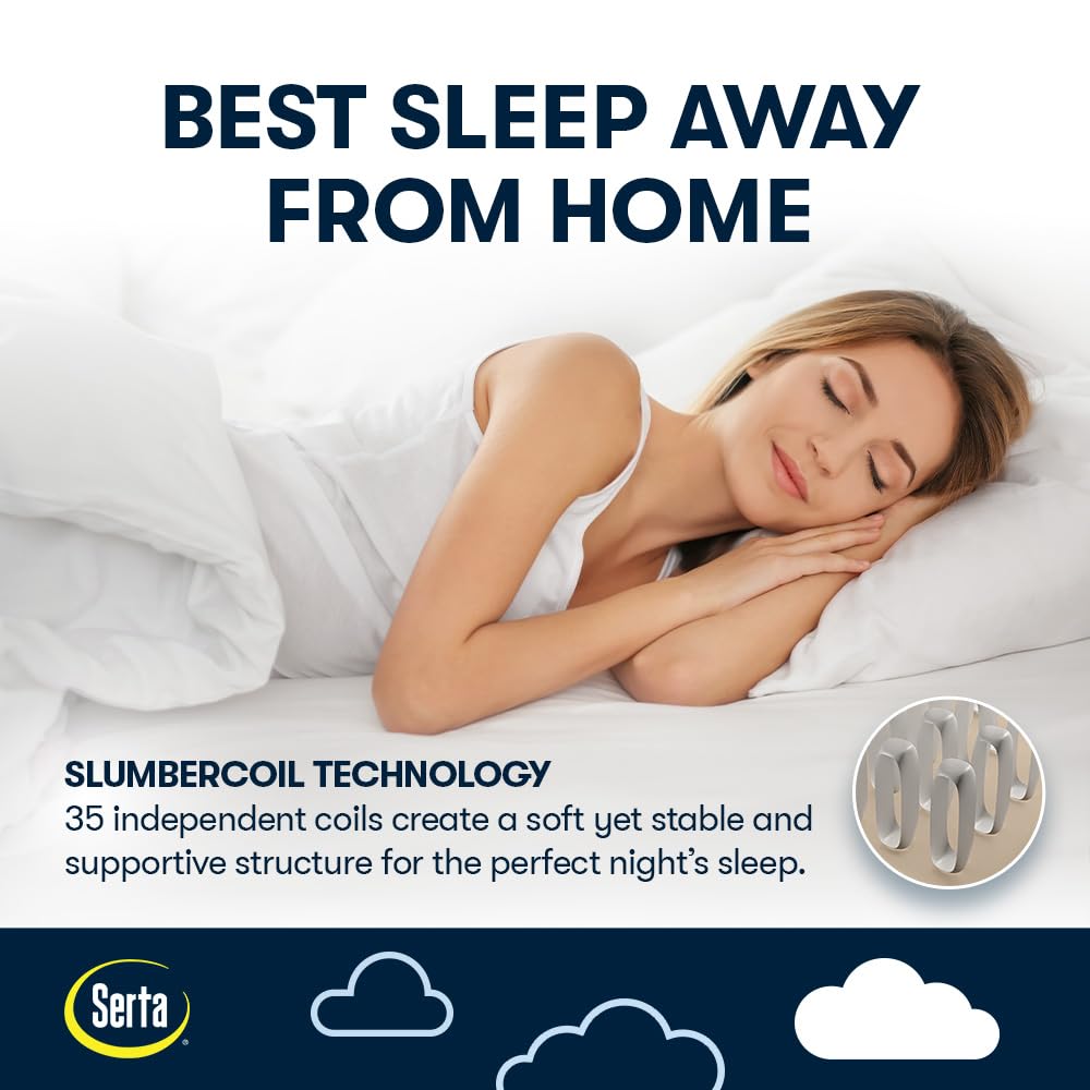 Serta Raised Air Mattress with Built-In Pump