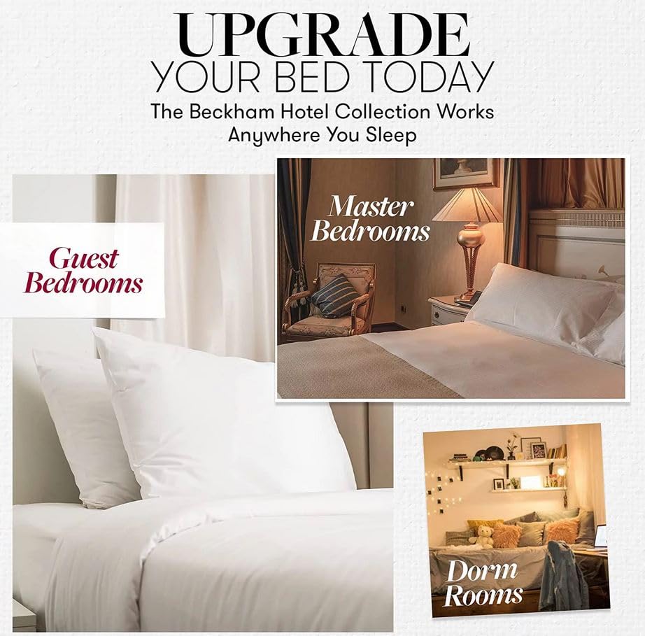 Beckham Hotel Collection King Pillows – Set of 2