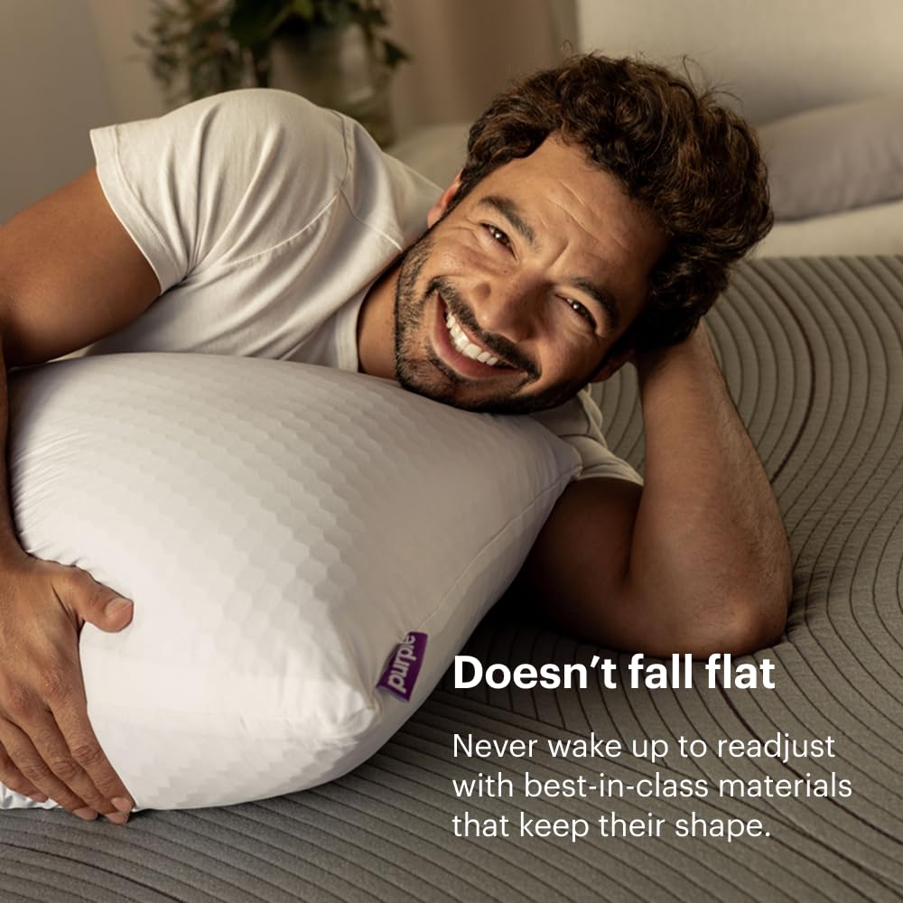 Purple Harmony King Pillow – Medium