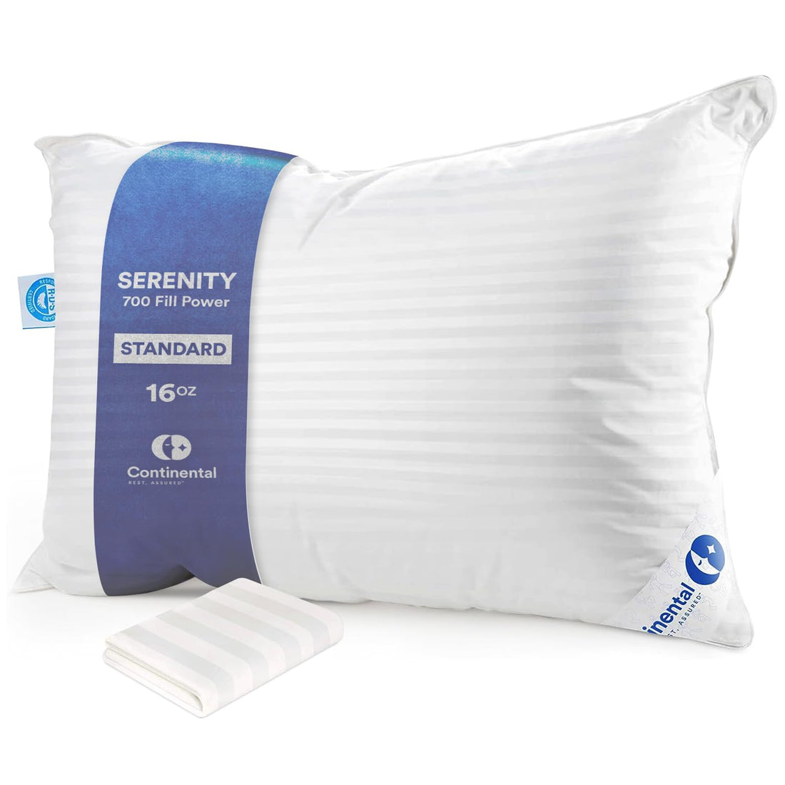 Continental Goose Down Pillow – King (2 Pack)