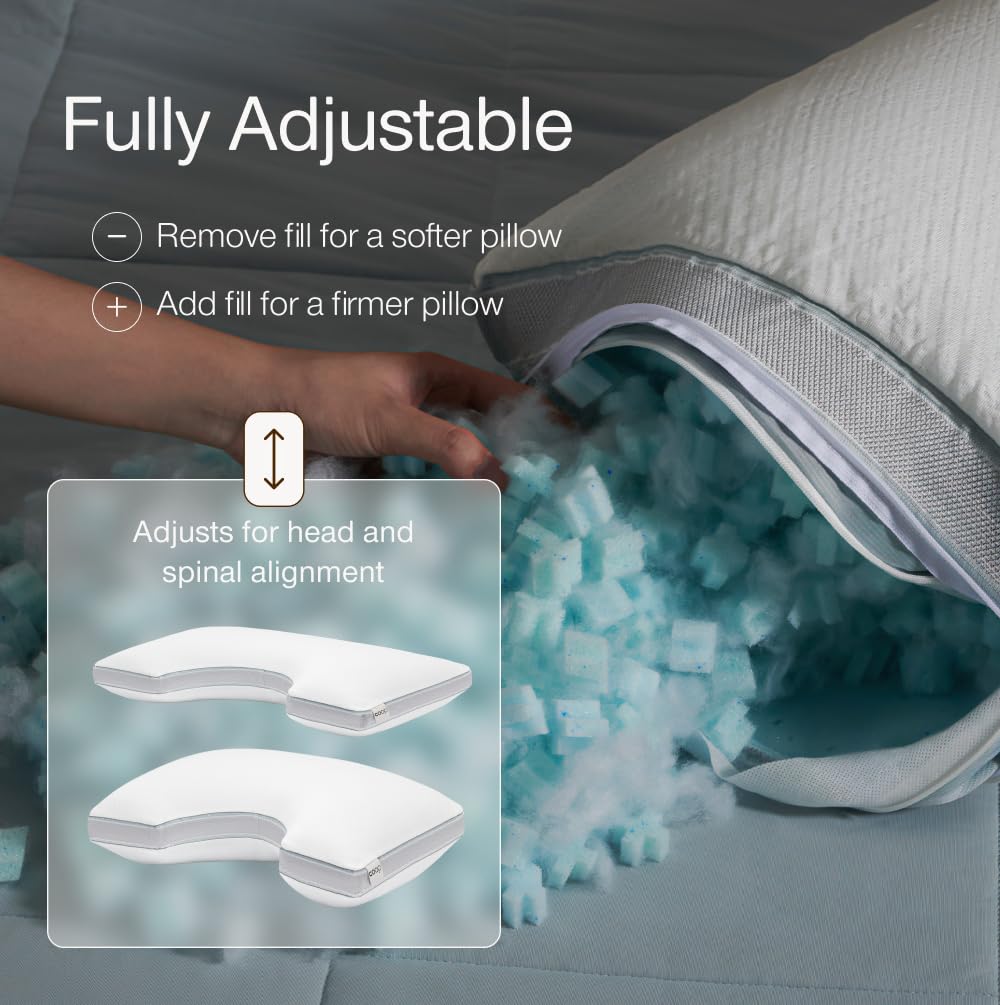 Coop Home Goods Eden Adjustable Pillow – King