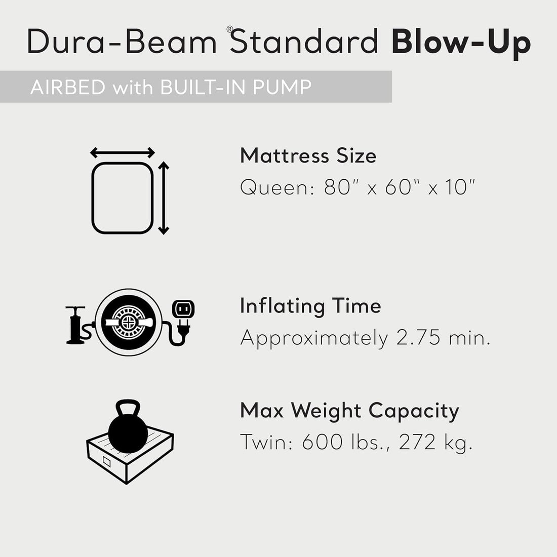 Intex Dura-Beam Twin Air Mattress