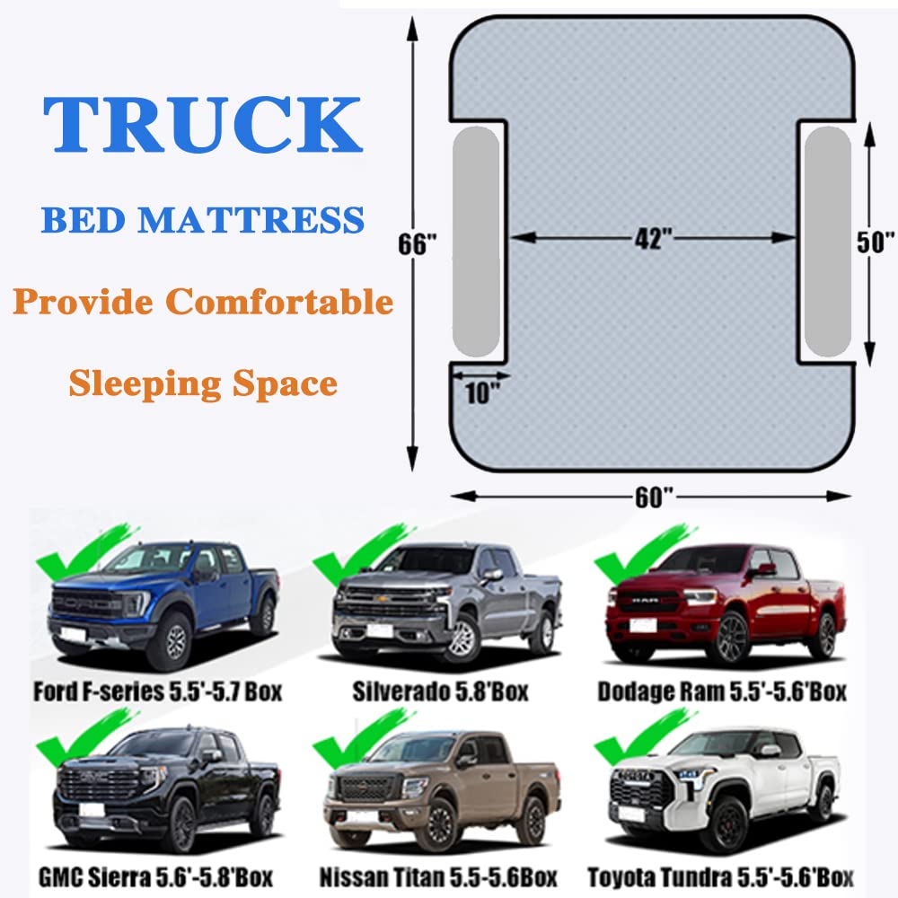Truck Bed Air Mattress – Grey