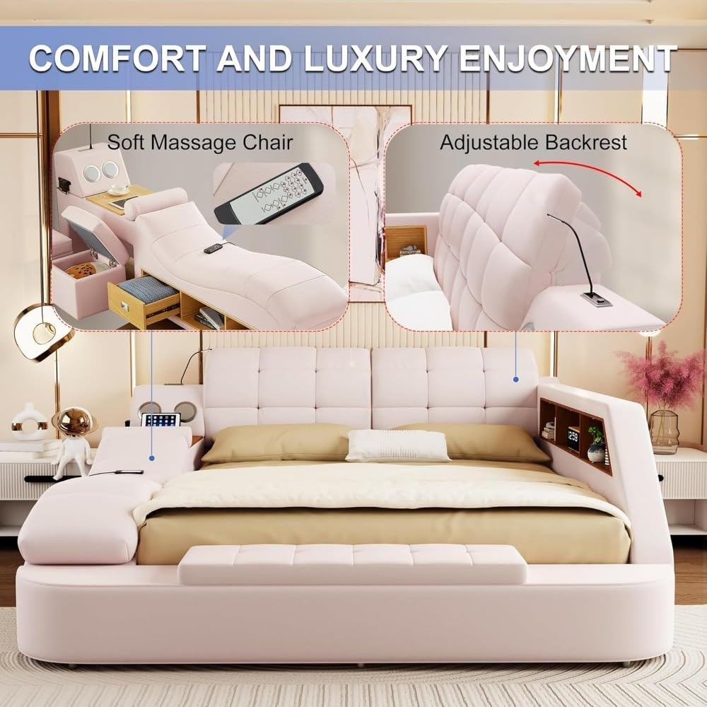 Luxury Smart King Bed Frame