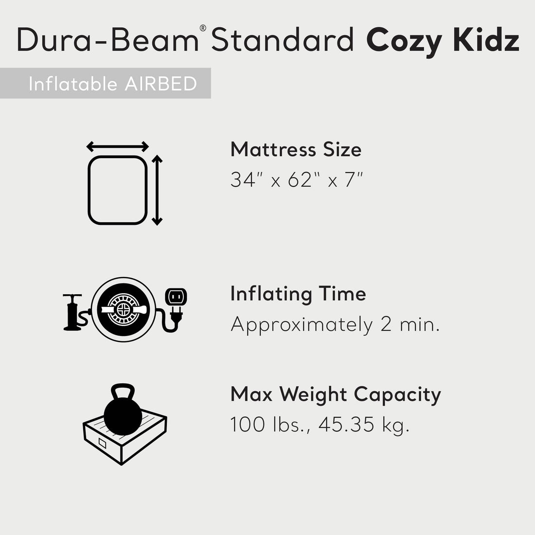 Intex Cozy Kidz Inflatable Airbed