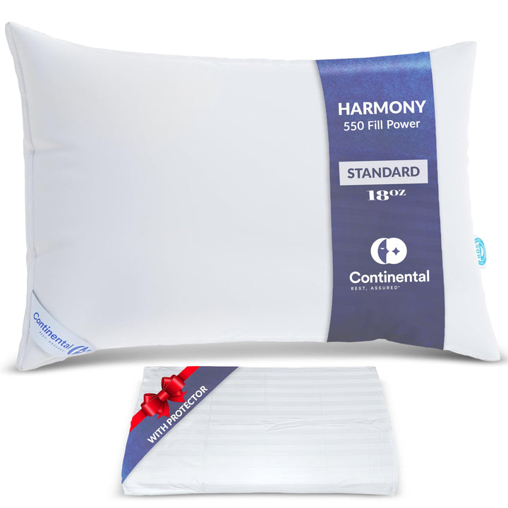 Continental Harmony White Down Pillow – King (Pack of 2)