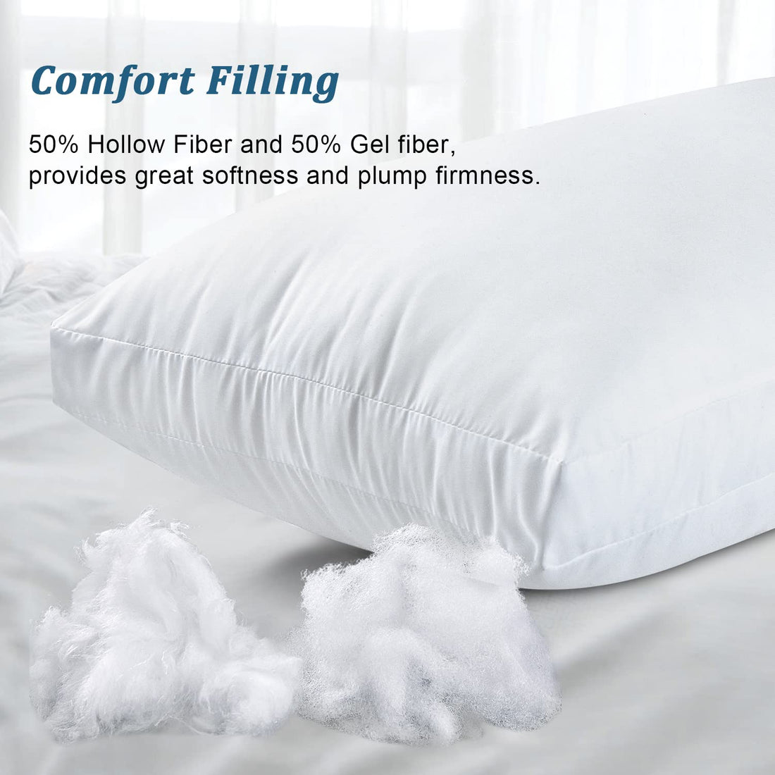 EIUE Hotel Collection Queen Pillows – Set of 2