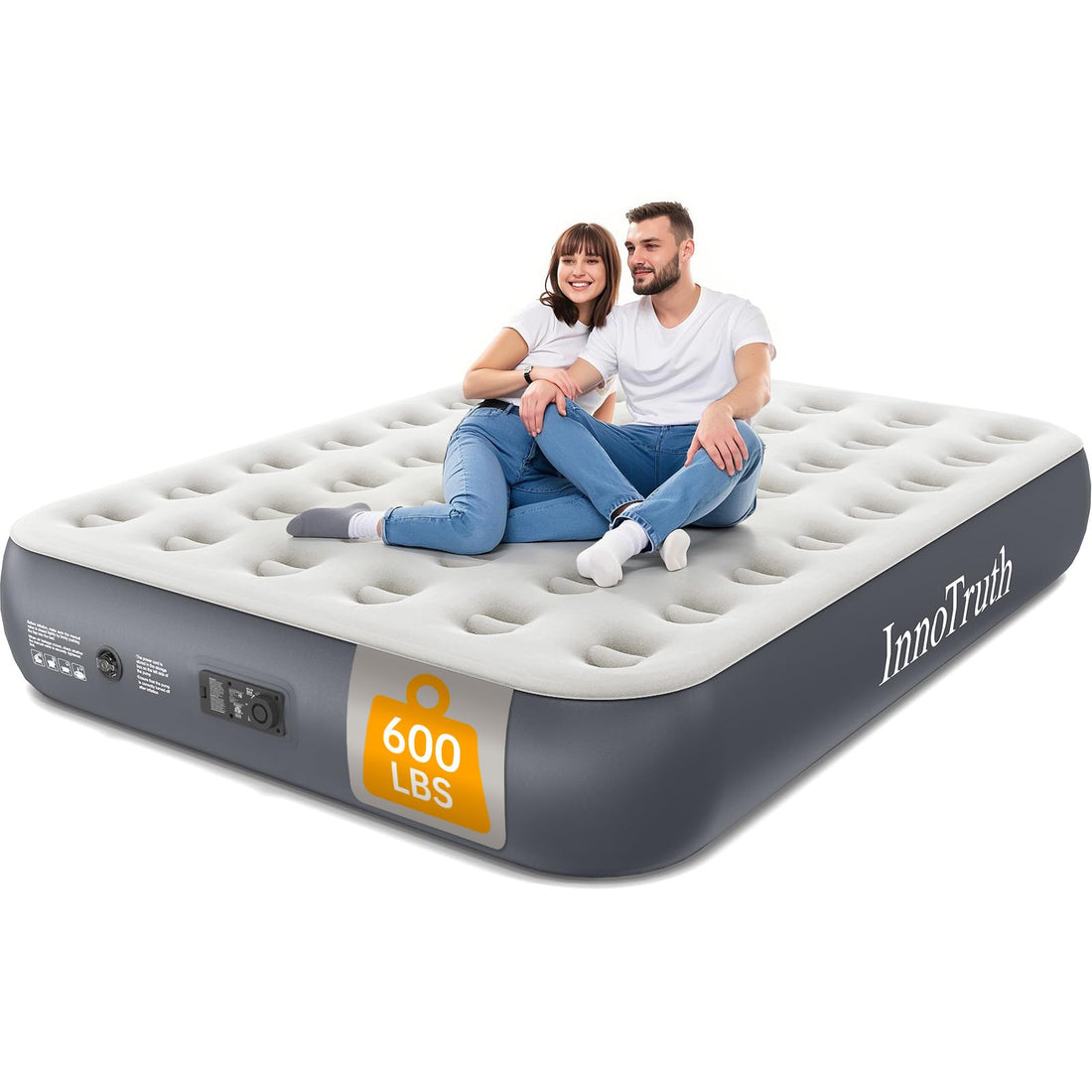 InnoTruth Queen Air Mattress with Built-In Pump