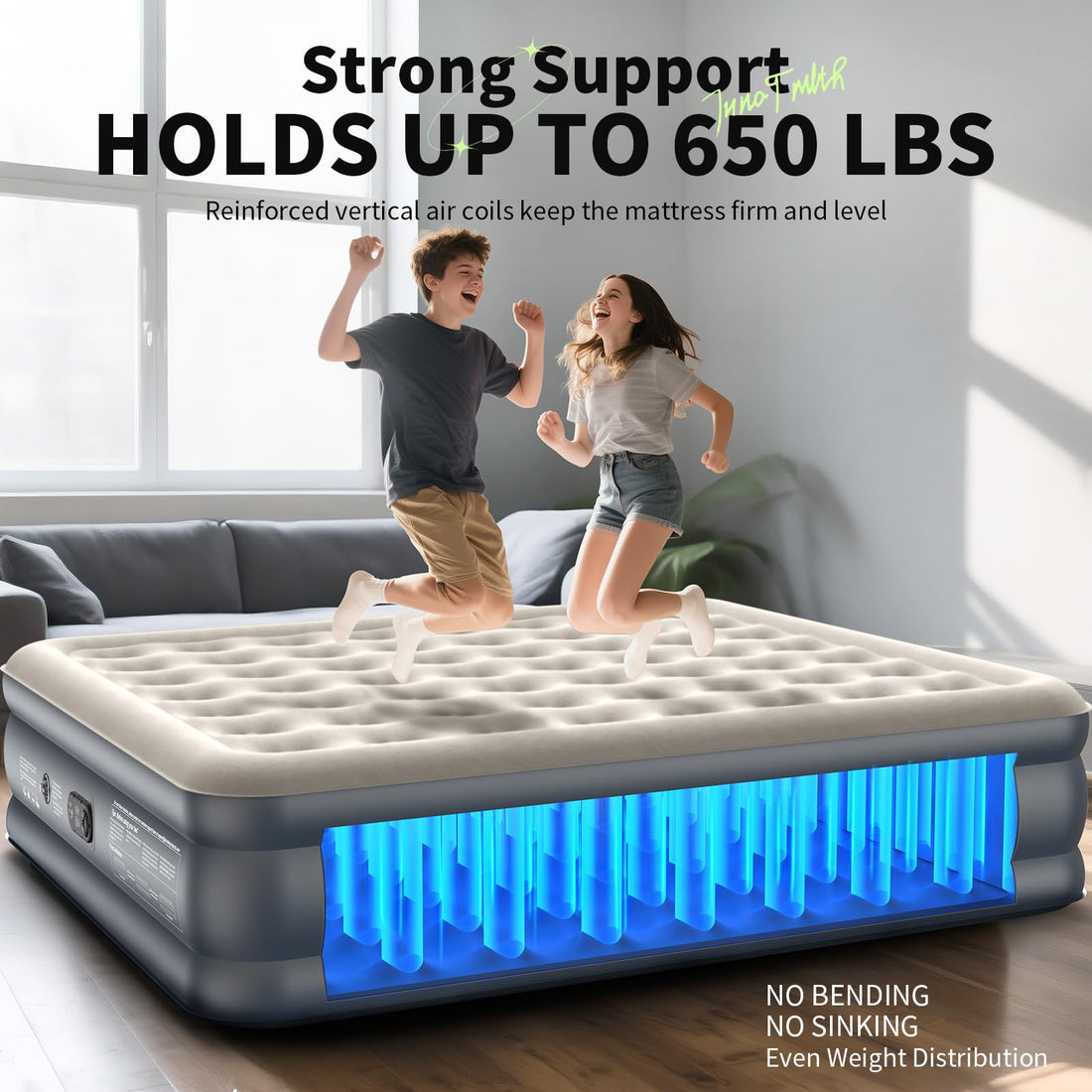 InnoTruth Queen Air Mattress with Built-In Pump