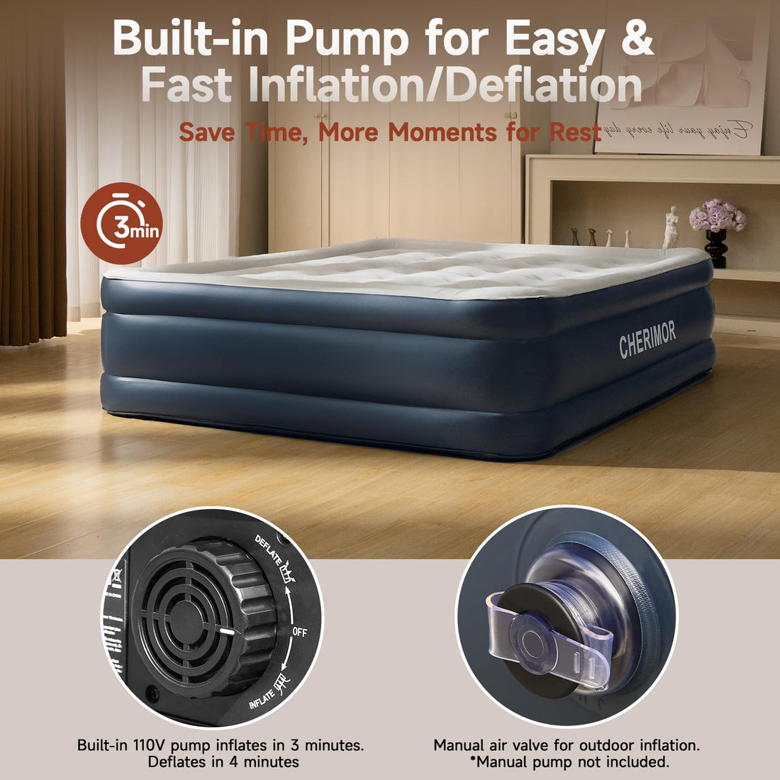 Queen Air Mattress with Pump