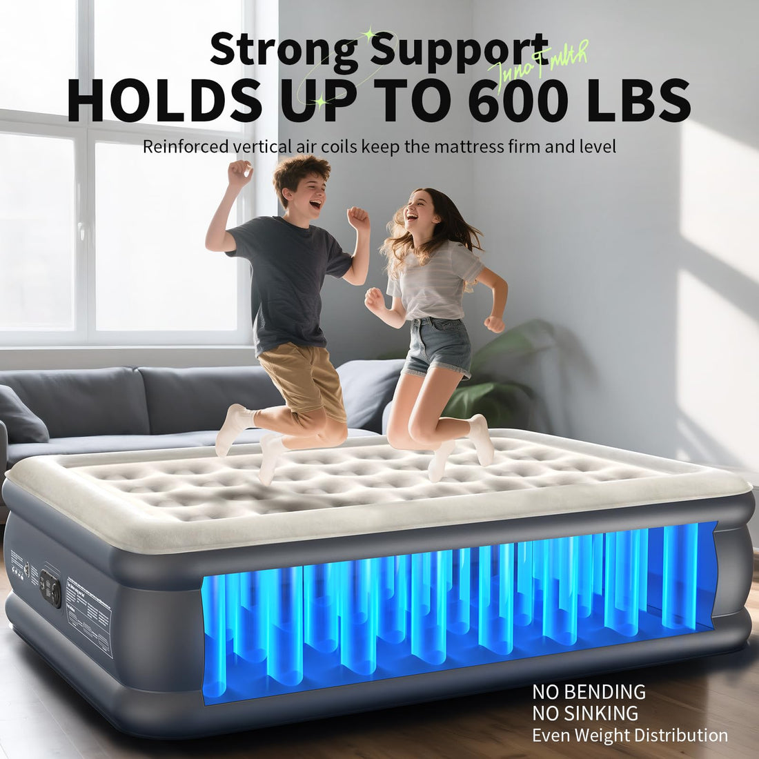 InnoTruth Queen Air Mattress with Built-In Pump