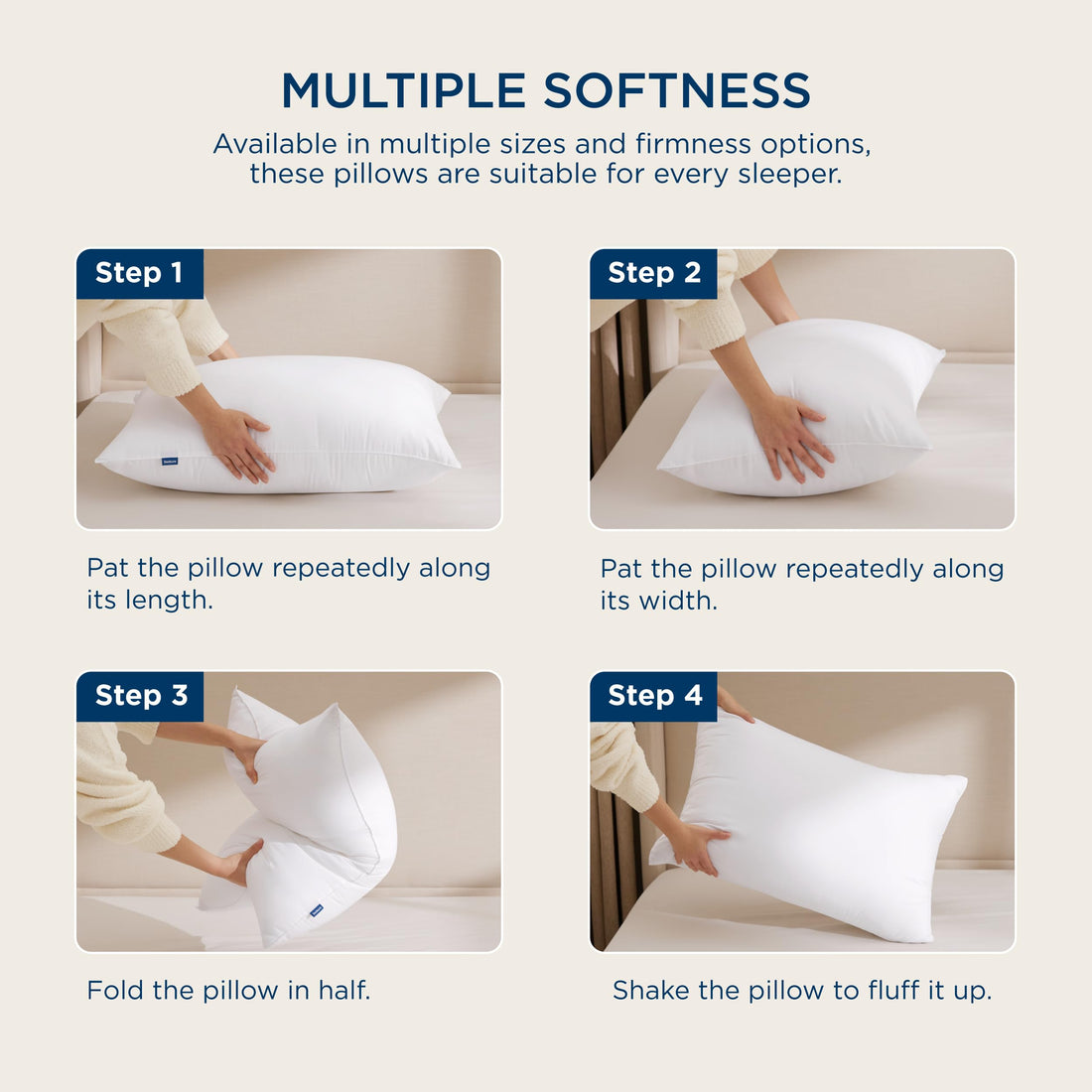 Bedsure Queen Bed Pillows – Set of 2