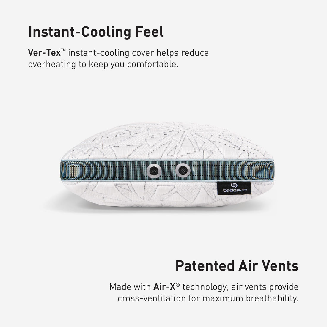 Bedgear Storm Performance Cooling Pillow – Medium