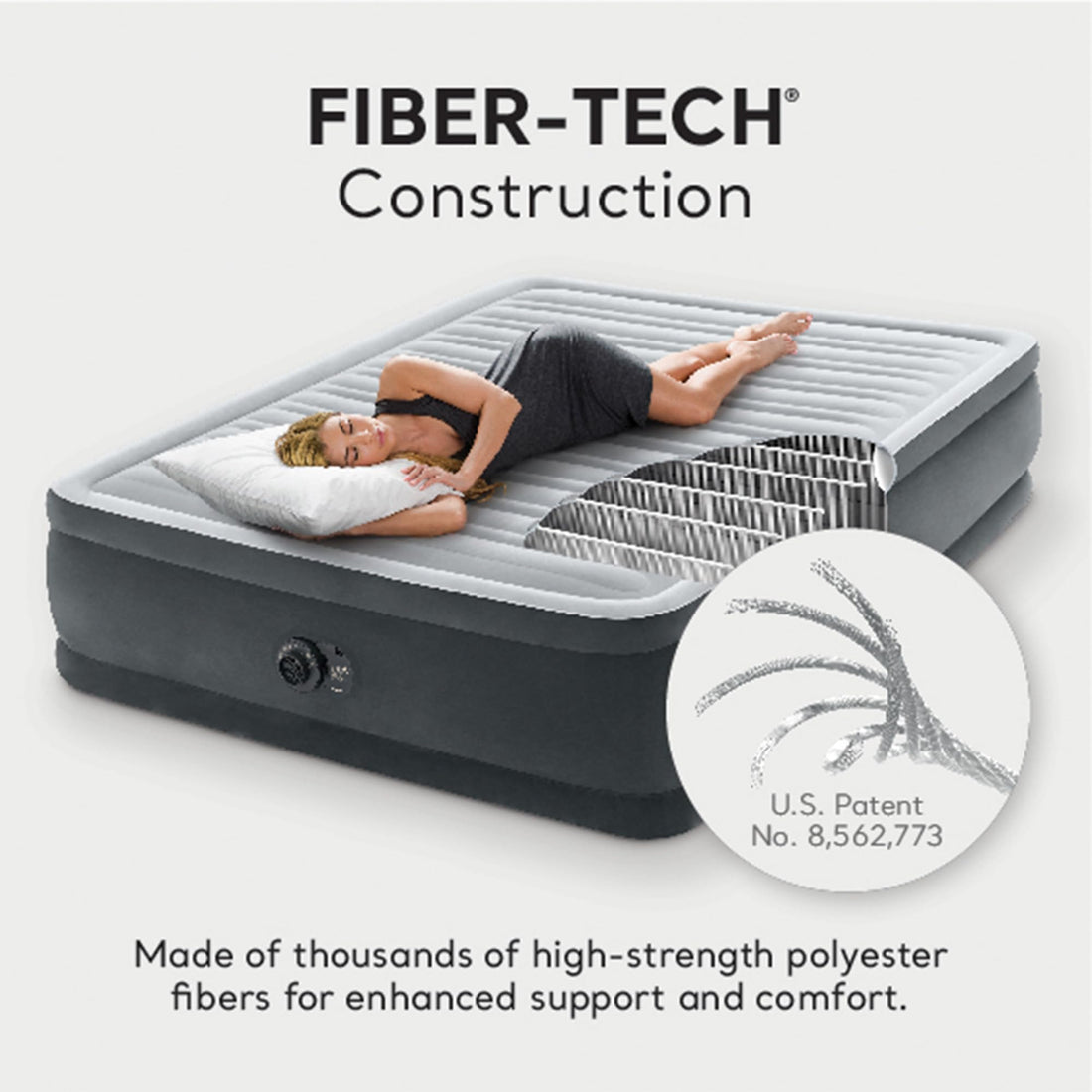 Intex Twin Air Mattress with Built-In Pump