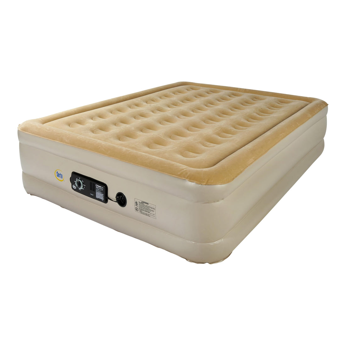 Serta Raised Air Mattress with Built-In Pump