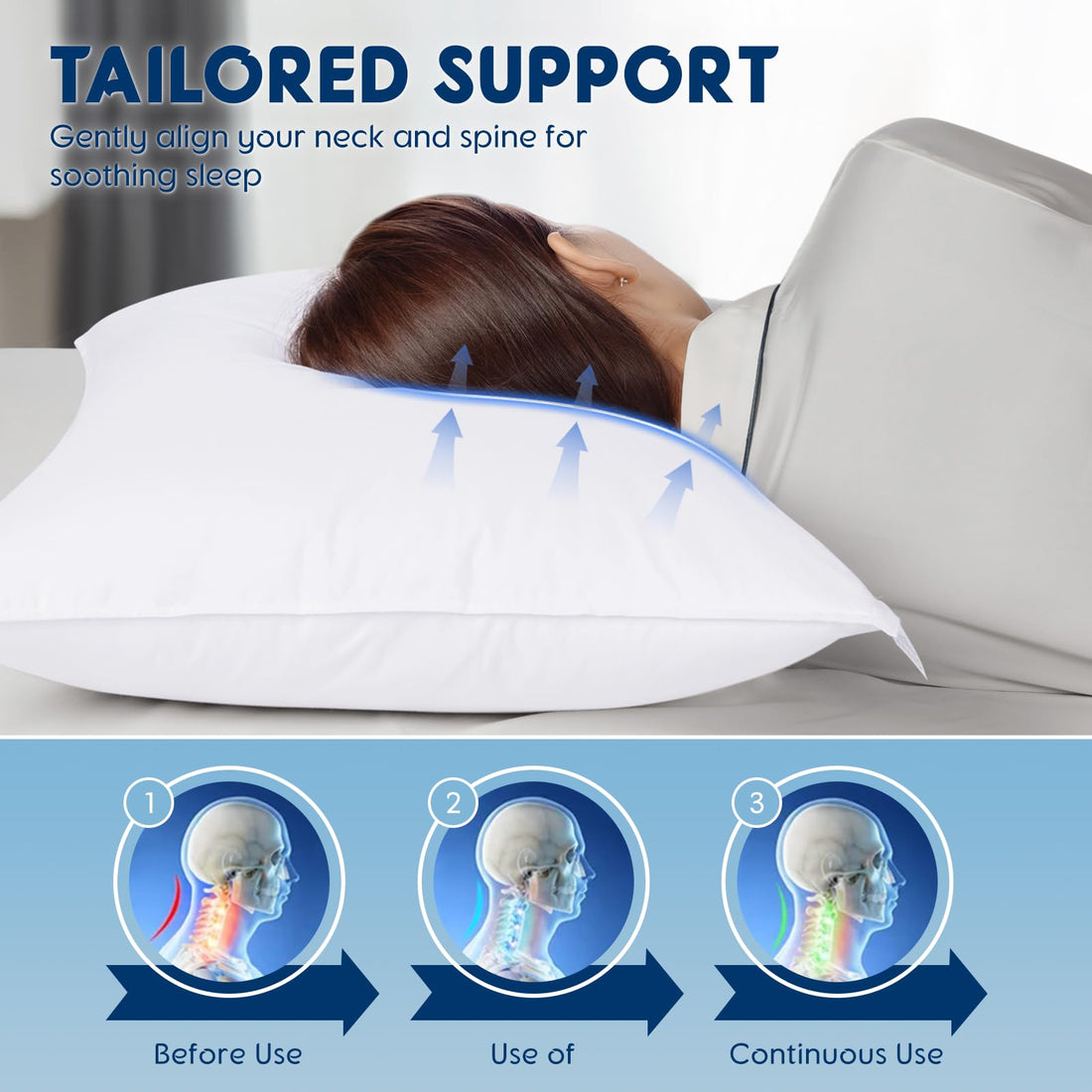Luxury Canadian Goose Down Pillow – Queen