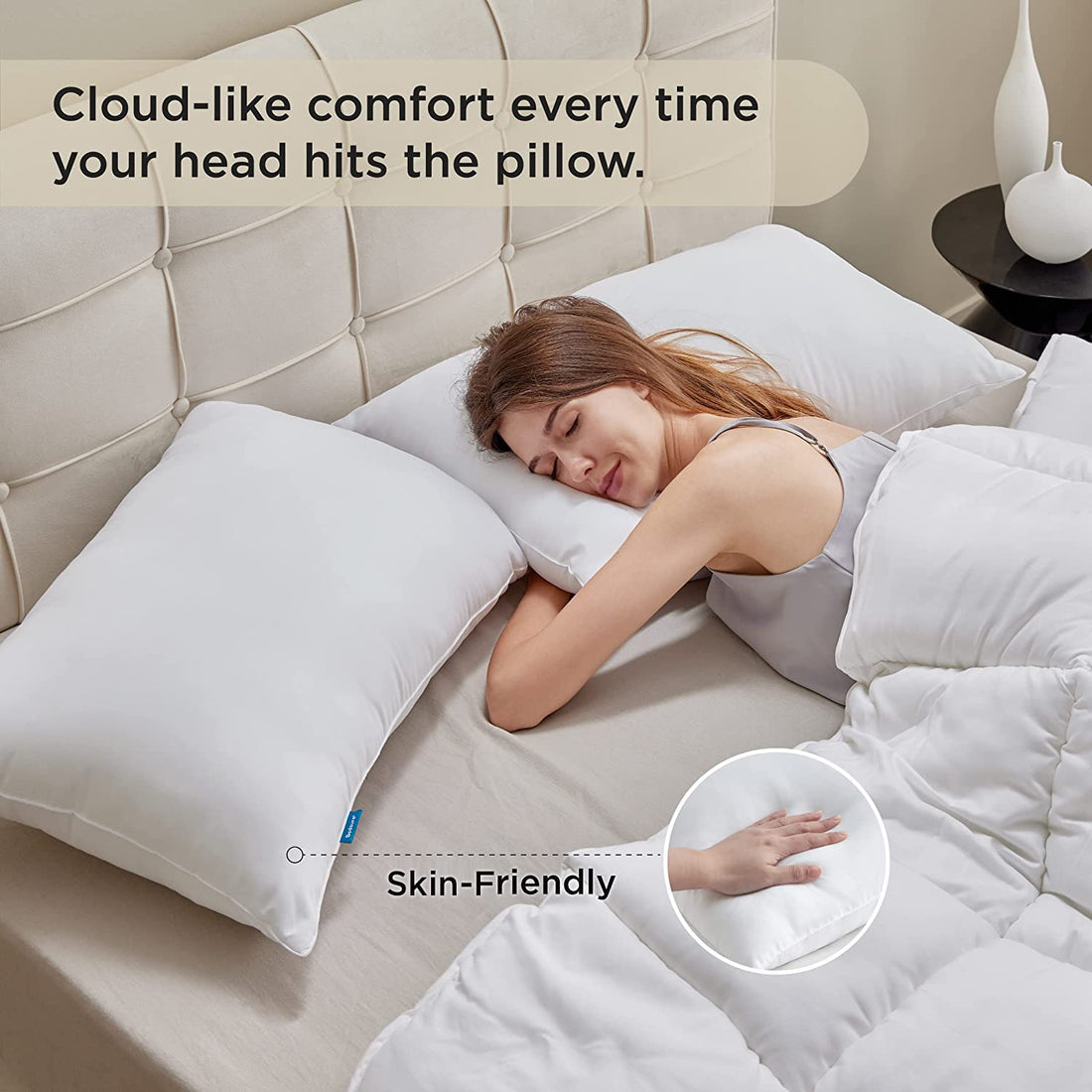Bedsure Queen Bed Pillows – Set of 2