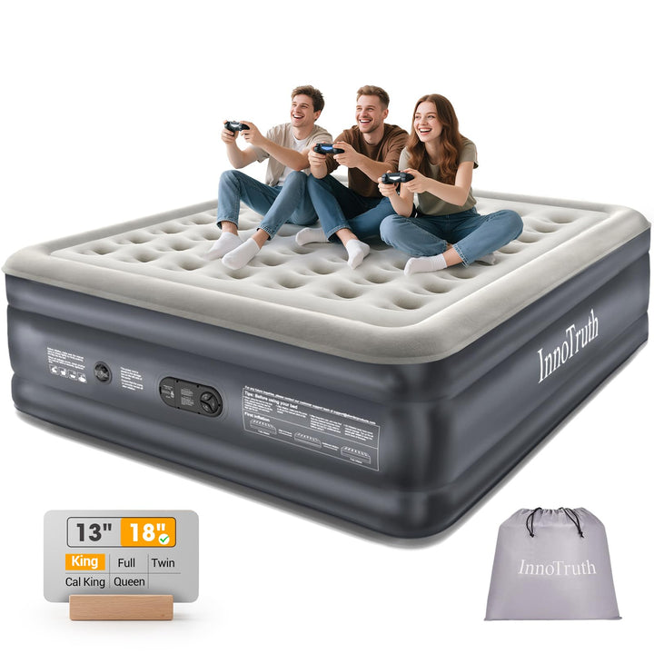 InnoTruth Queen Air Mattress with Built-In Pump