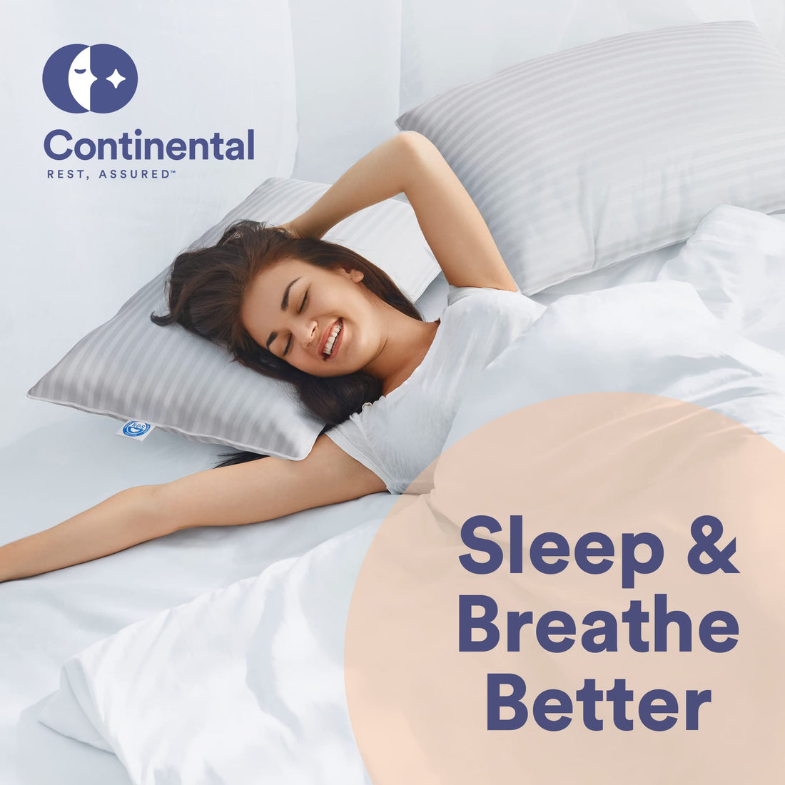 Continental Goose Down Pillow – King (2 Pack)