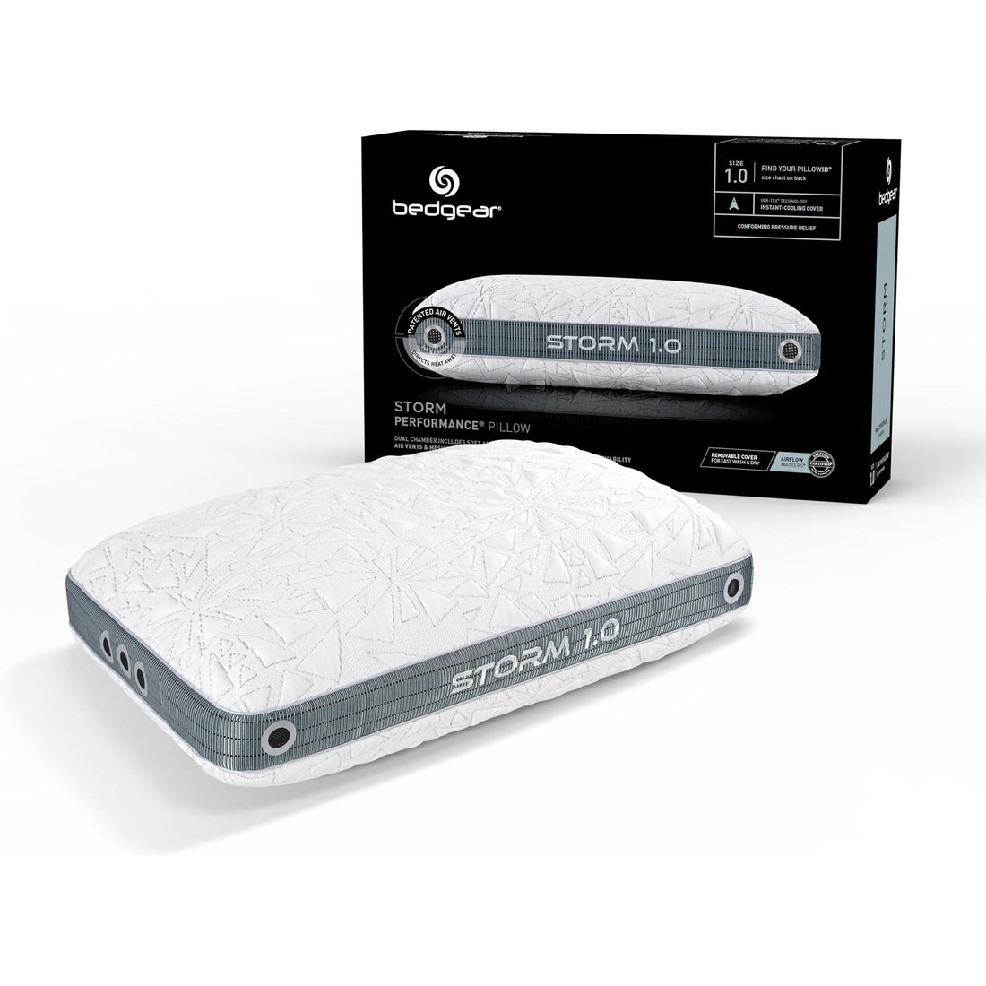 Bedgear Storm Performance Cooling Pillow – Medium