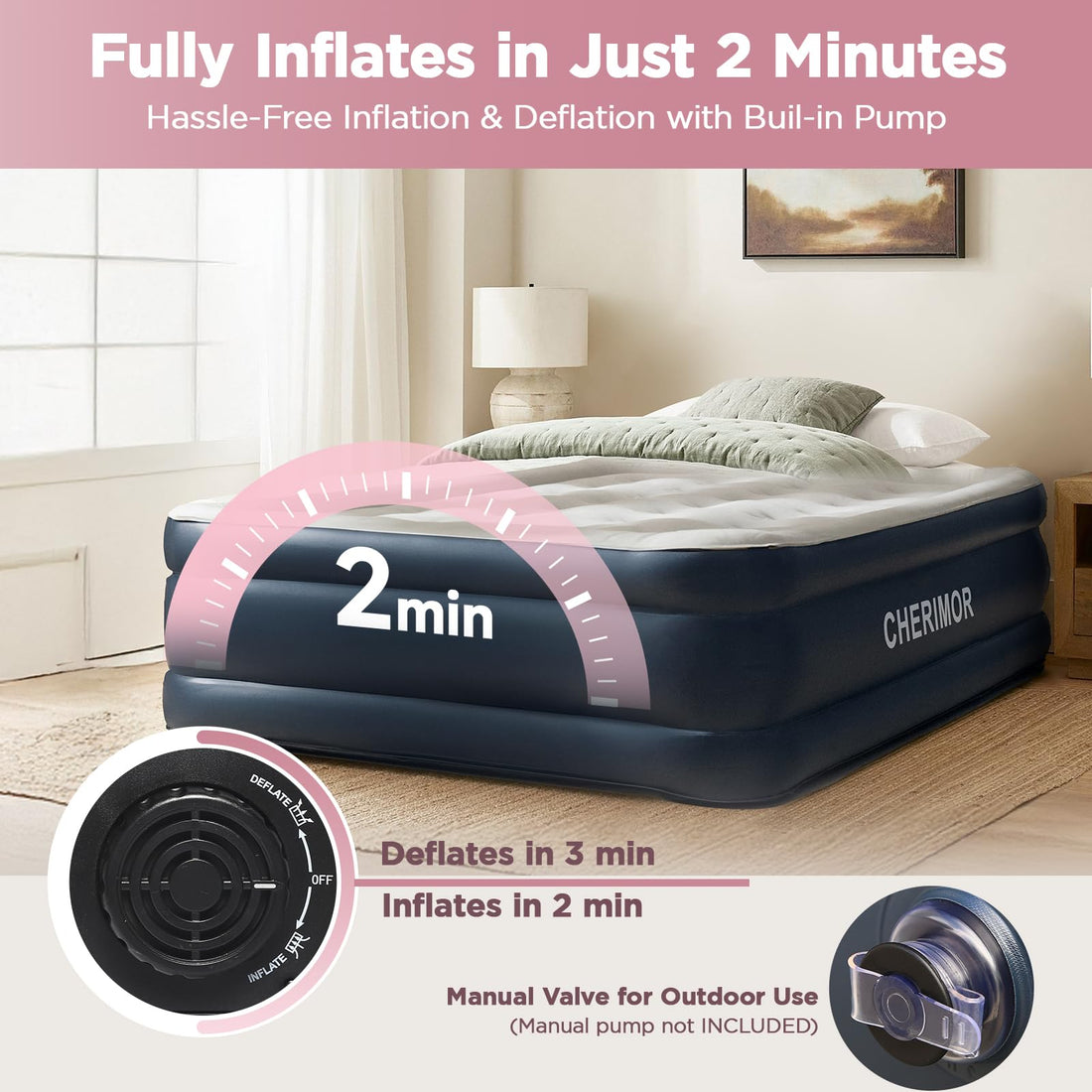 Queen Air Mattress with Pump
