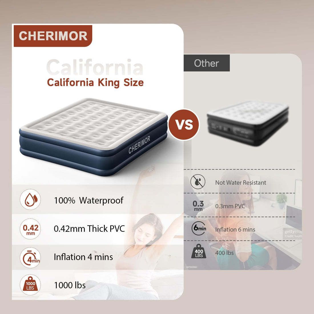 Queen Air Mattress with Pump