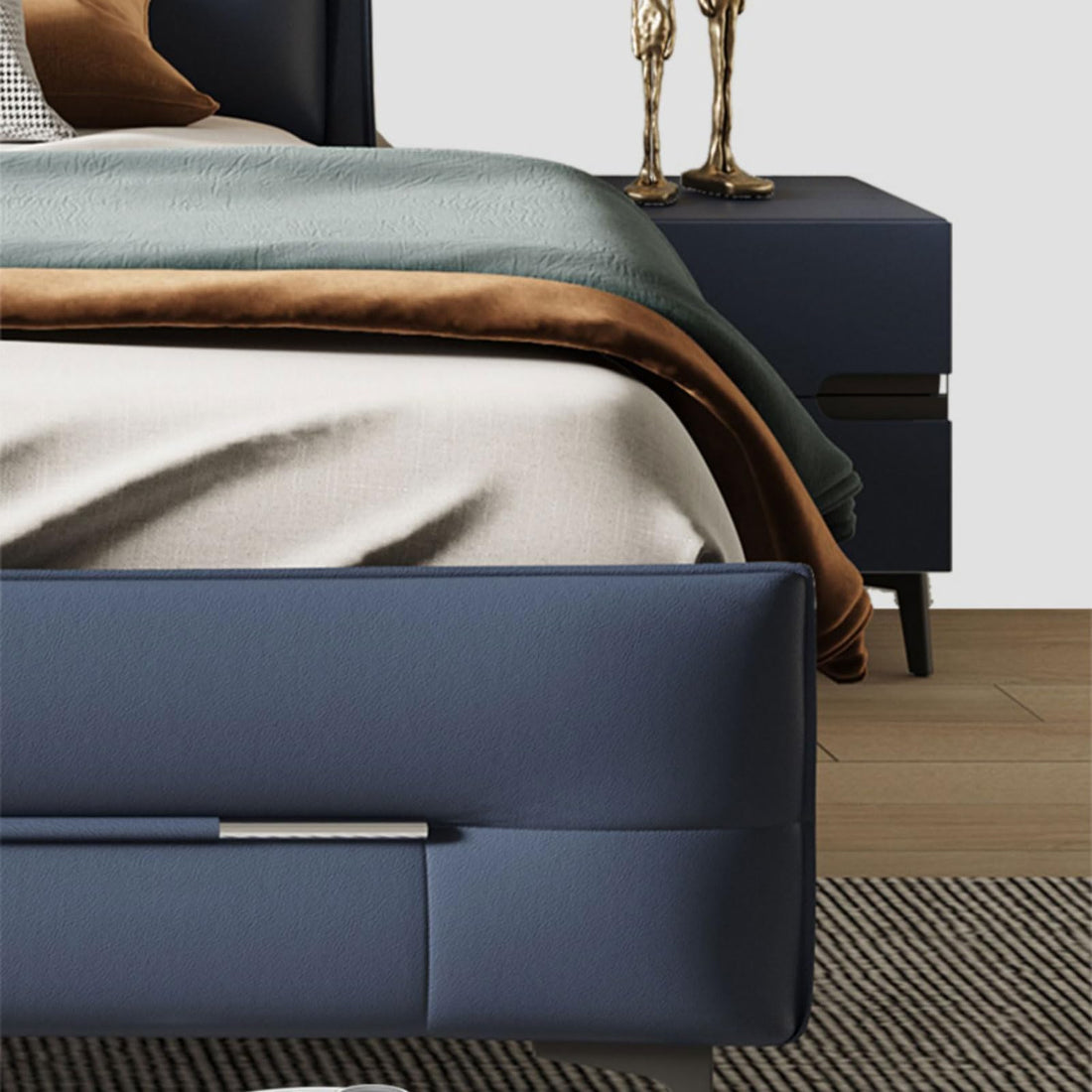 Queen Size Wooden Platform Bed Frame