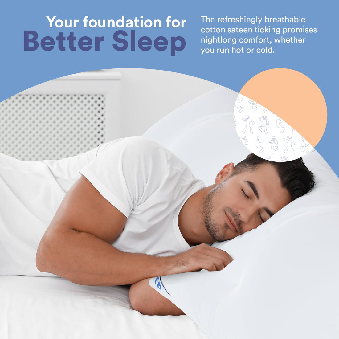 Continental Harmony White Down Pillow – King (Pack of 2)