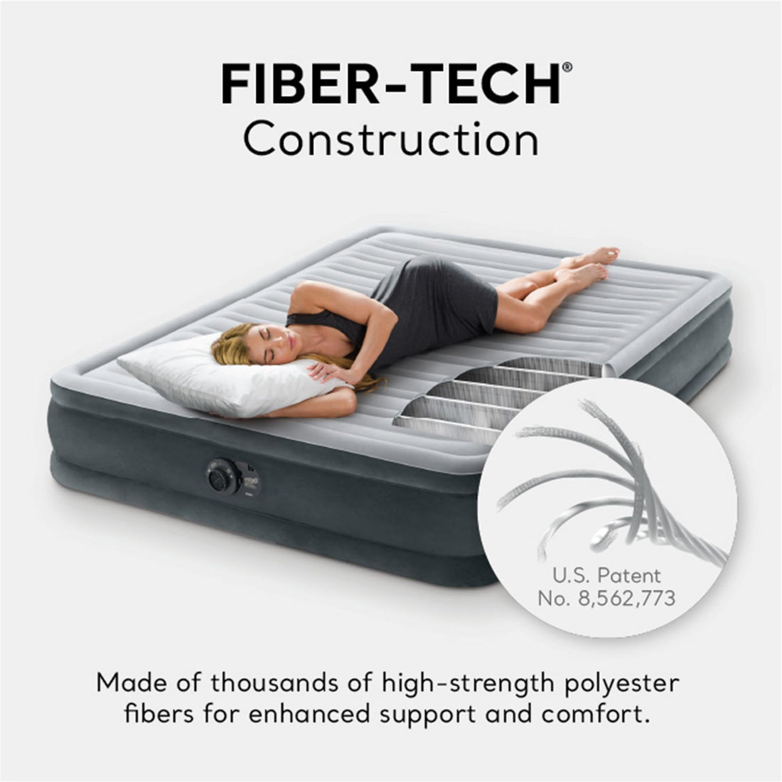 Intex Twin Air Mattress with Built-In Pump