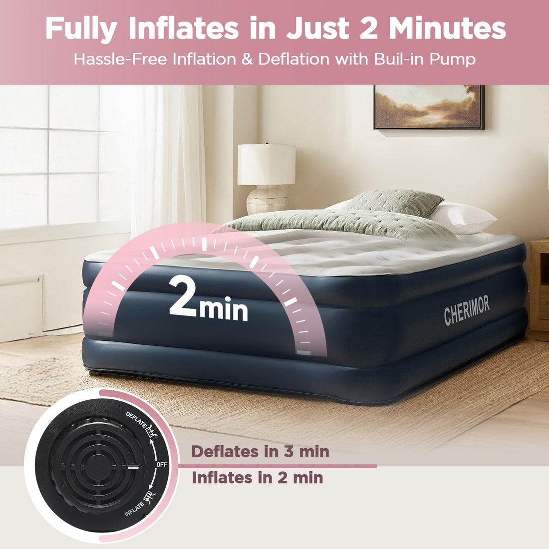 Queen Air Mattress with Pump