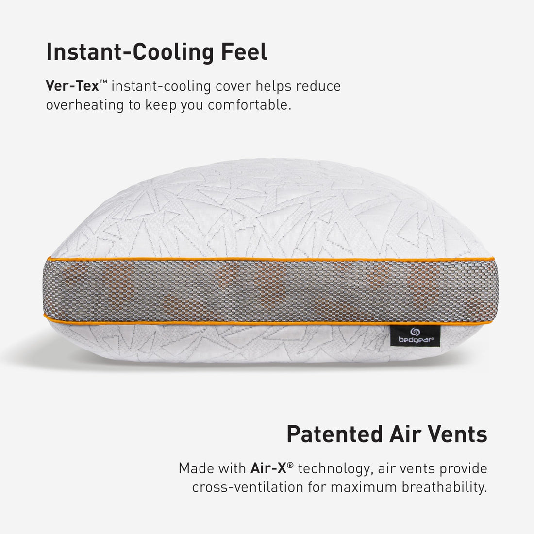 Bedgear Storm Performance Cooling Pillow – Medium